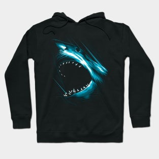 Great Shark White Hoodie